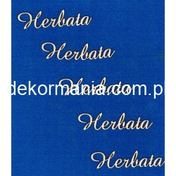 BEERMATA #1,5mm  Herbata wys: 2 cm x dł; 9 cm  , komplet 5 szt.  cz.amaze , scrapbooking, birmata